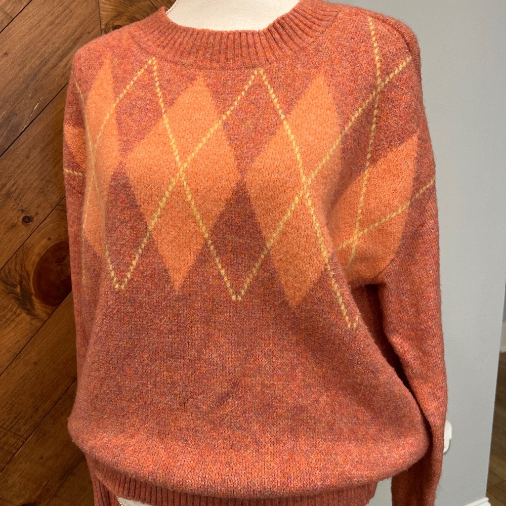 Cable-Knit Crew Sweater